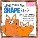 2D and 3D Shapes Activities: What Does the Shape Say?