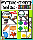 What Doesn’t Belong Card Set ~ COLORS {FREE}