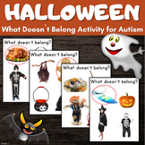 What Doesn`t Belong? Halloween Activity Special Education 