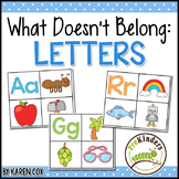 What Doesn't Belong: Letters and Sounds, Phonemic Awarenes