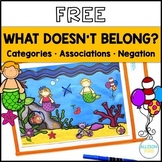 FREE Categories Speech Therapy Activities and Scenes - Ass