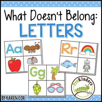 What Doesn't Belong: Letters and Sounds
