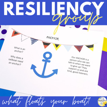 Preview of Resiliency Building Counseling Group with Digital Version