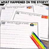 What Happened in the Story - QR Codes Writing Center