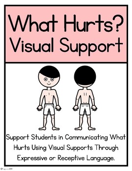 Preview of What Hurts? Visual Support Posters | AAC | Autism