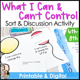 What I Can and Can't Control Activity Sort