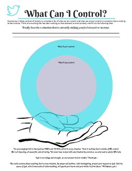 Preview of What I Can Control: Christian Anxiety Tool, COVID-19 Pandemic, Distance Learning