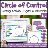 What I Can and Can't Control Lesson and Sorting Activity |