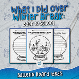 What I Did Over Winter Break: Back to School January Bulle