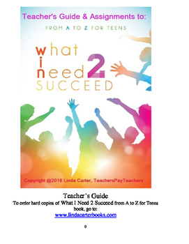 Preview of What I Need 2 Succeed Teachers Guide (Book is on Amazon & Audible)