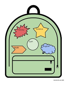 Preview of What I learned this school year (backpack)- Printable