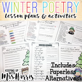 What I love About Winter - Poetry Unit