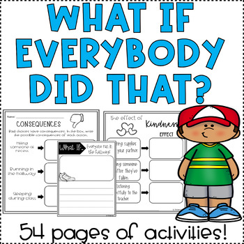 Preview of What If Everybody Did That Book Companion Activities | SEL Respect Behavior