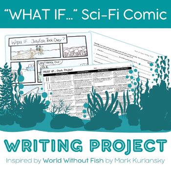 Preview of What If Sci-Fi Comic : World Without Fish by Mark Kurlansky Writing Project