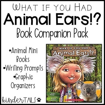 Preview of What If You Had An Animal Ears Response to Reading Pack