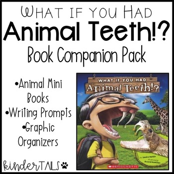 Preview of What If You Had Animal Teeth Response to Reading Pack