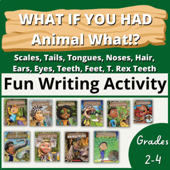 Preview of What If You Had Animal What!? Fun Creative Writing Activity Bundle All Books