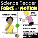 Force and Motion: Push & Pull Science Interactive Reader K