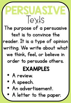 is persuasive text and persuasive essay the same