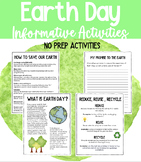 What Is Earth Day? | Informative Activities | Reduce, Reus