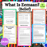 What Is Eemaan? (Belief) Age 10-14yrs
