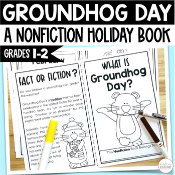 Preview of What Is Groundhog Day? - A Nonfiction Holiday Book for First and Second Grades