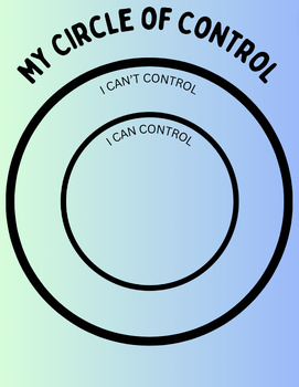What Is In Your Circle of Control? by Bailey Travis | TPT
