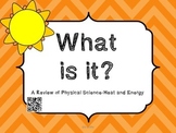 What Is It?  Heat and Energy Vocabulary with QR codes