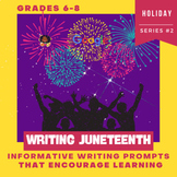 Juneteenth Writing Prompts - Digital Juneteenth Activities