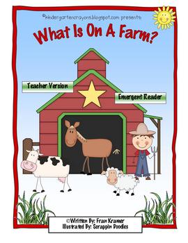 Preview of What Is On A Farm? An Emergent Reader