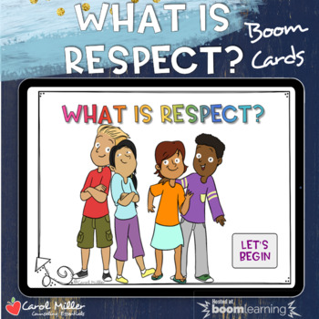 Preview of What Is Respect Boom Cards  | Digital Learning