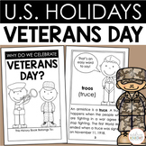 Veterans Day - A U.S. Holiday Book for 1st and 2nd Grade