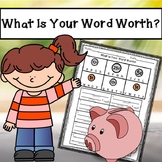 What Is Your Word Worth? A Spelling Activity Using Coin Values!