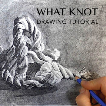 Preview of What Knot: Drawing knots workbook and reference images