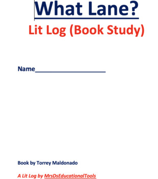 Preview of What Lane? Lit Log (Book Study) (For Google Docs)