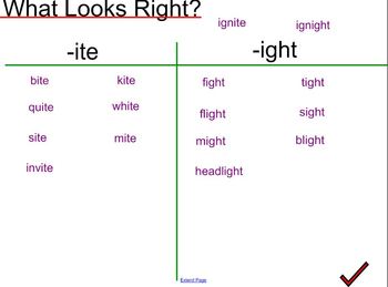 for worksheets math grade patterns 1 TpT  patterns spelling Looks   and ight What  Right? ite