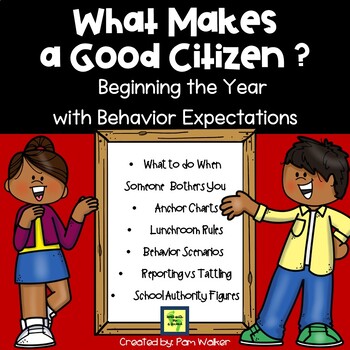 What Makes a Good Citizen? by Walk with Me a Second | TPT