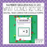 What Number Comes Before? Task Cards for Distance Learning