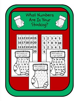 Preview of What Numbers Are In Your Stocking?