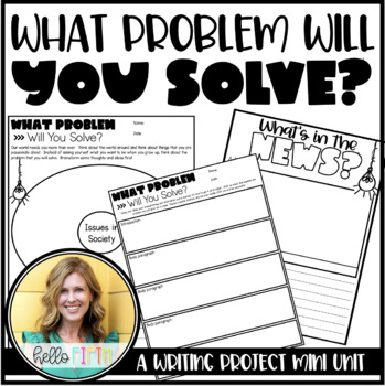 Preview of What Problem Will You Solve: A Critical Thinking and Writing Activity