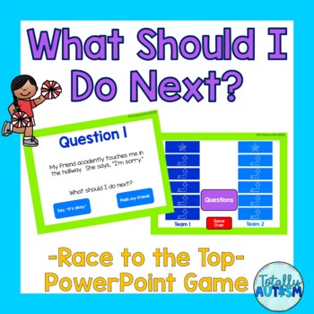 Preview of What Should I Do Next? Race to the Top PowerPoint Game