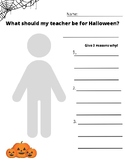 What Should My Teacher Be For Halloween?