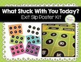 What Stuck With You Today? Exit Slip Poster Display Kit