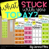 What Stuck With You Today Quick Informal Assessment Ticket