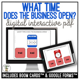 What Time Does The Business Open? Digital Activities