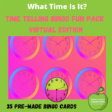 Telling Time Bingo Game--Virtual Edition