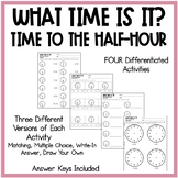 What Time Is It? - Time to the Nearest Half-Hour