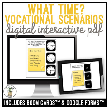 Preview of What Time? Vocational Scenarios Digital Activities
