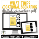 What Time? Vocational Scenarios Digital Activities