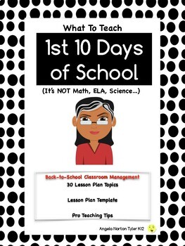Preview of What To Teach The 1st 10 Days of School | Back to School | Classroom Management